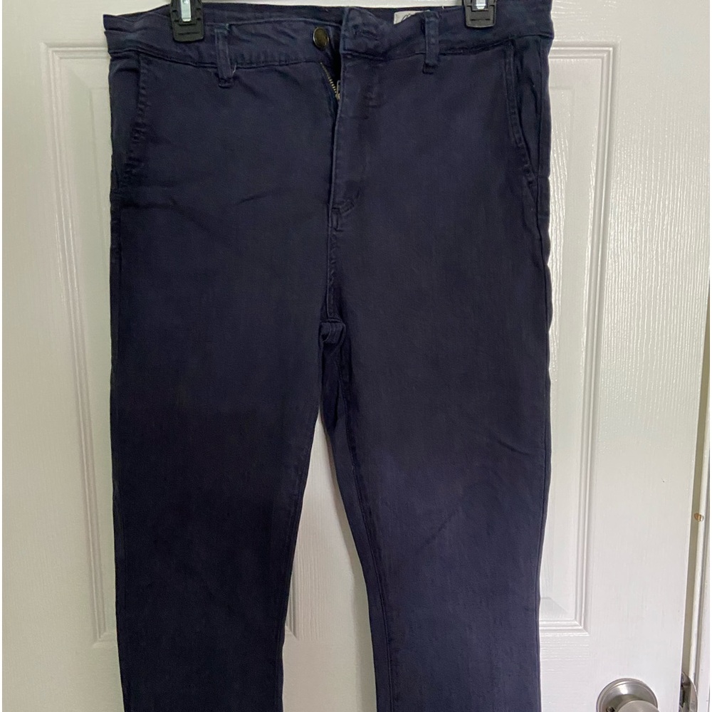 Cosmic blue love callie cuffed skinny pants